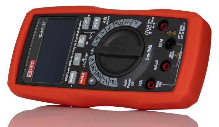 RS PRO | RS PRO RS-9519BT Handheld Digital Multimeter, True RMS, 10A ac ...