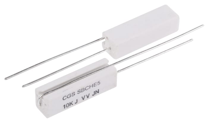 TE Connectivity 10 kΩ Wirewound Resistor 5 W 5 % SBCHE510KJ
