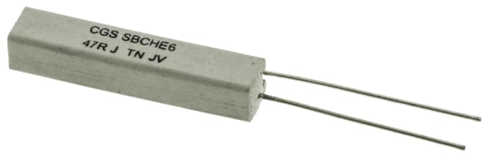 TE Connectivity 47 Ω Wirewound Resistor 7 W 5 % SBCHE647RJ