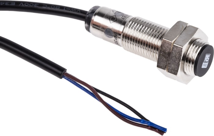 RS PRO Inductive Barrel-Style Proximity Sensor, M12 x 1, 4 mm Detection, PNP Output, 10 → 30 V dc, IP68