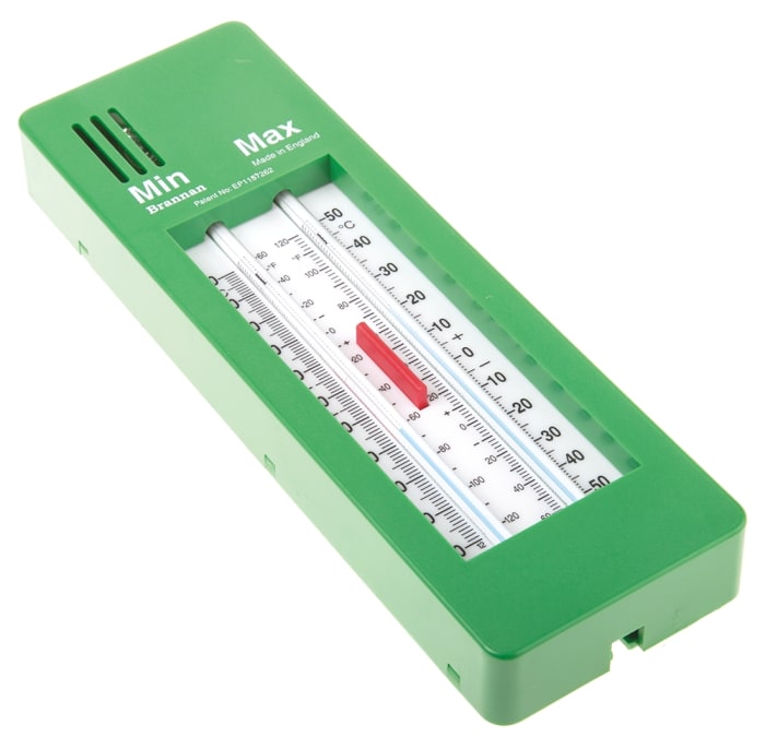 Brannan Recording Glass Thermometer, +50 °C max