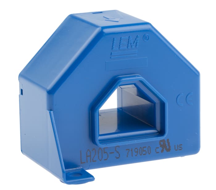 LEM LA Series Current Transformer, 300A Input, 300:1, 100 mArms Output, 22.7 x 17.4mm Bore, 12 → 15 V