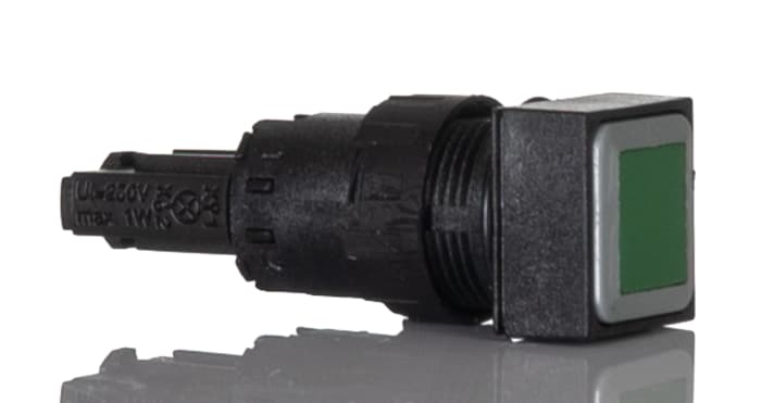Eaton RMQ16 Series Green Maintained Push Button, 16mm Cutout, IP65