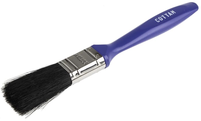 Pinceau RS PRO à brosse plate synthétique, Fin, Ø 25mm