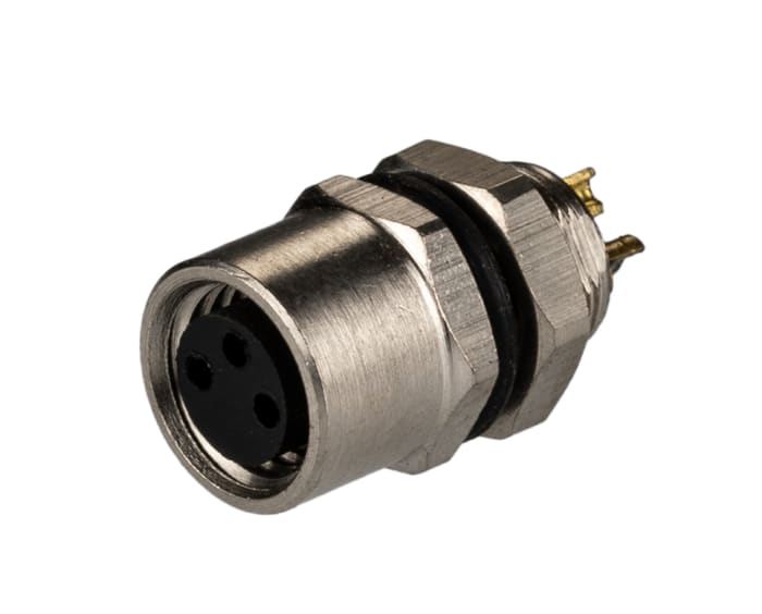 RS PRO Circular Connector, 3 Contacts, Panel Mount, M8 Connector, Socket, Female, IP67, CPF08 Series