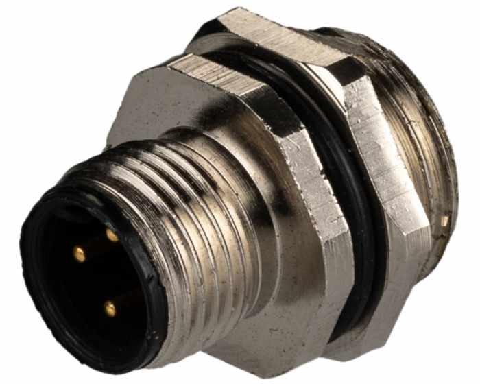 RS PRO Circular Connector, 4 Contacts, Front Mount, M12 Connector, Plug, Male, IP67
