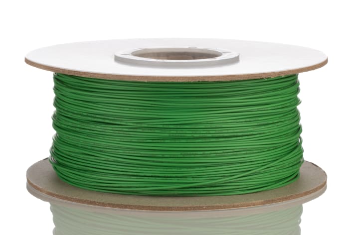 RS PRO Green 0.51mm² Hook Up Wire, 20 AWG, 1C, 305m, MPPE Insulation