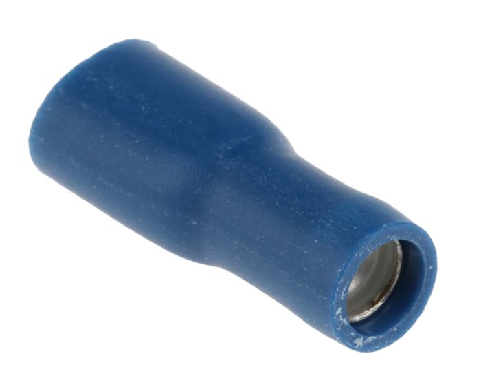 Clip isolé à sertir bleu, 4,8/0,8mm