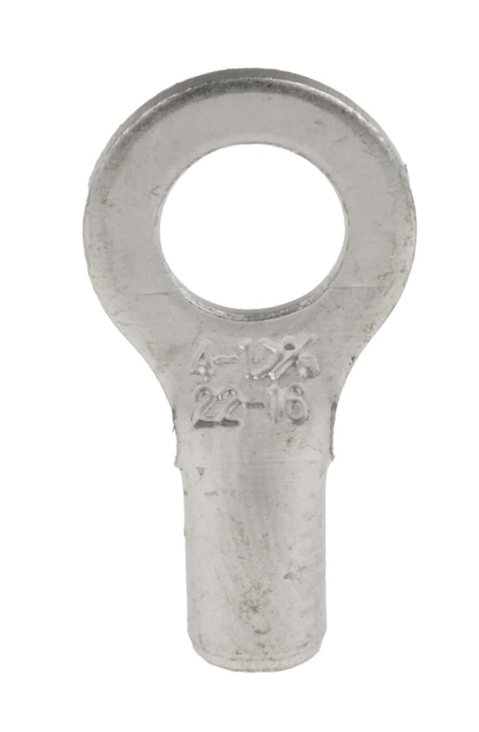 RS PRO RS PRO Uninsulated Ring Terminal, M4 Stud Size, 0.5mm² to 1