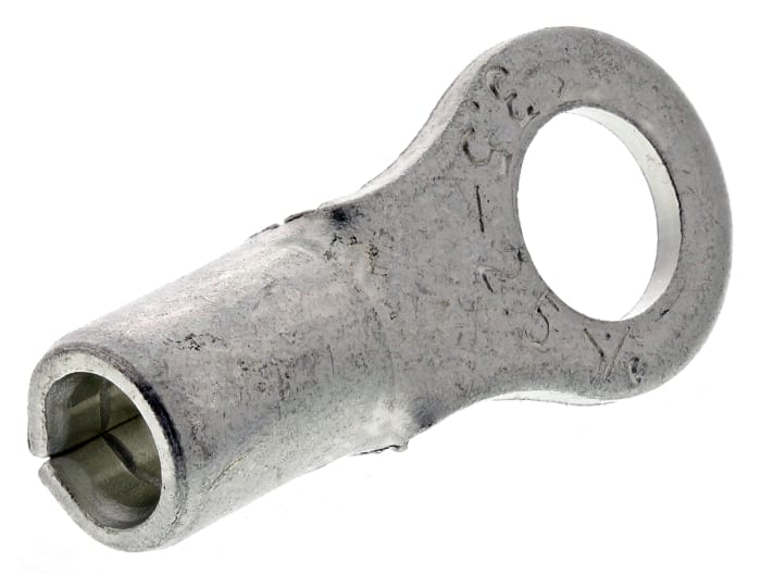 Cosses à œillet RS PRO, Non-isolée, 2.5mm², M3.5, 6.6mm