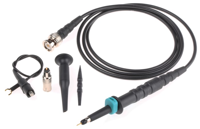 Sonda para osciloscopio Testec TT-LF 312, Pasivo, 15 MHz, 150 MHz, 10x, 1x, CAT I 600 V, 2.3 ns, 24 ns