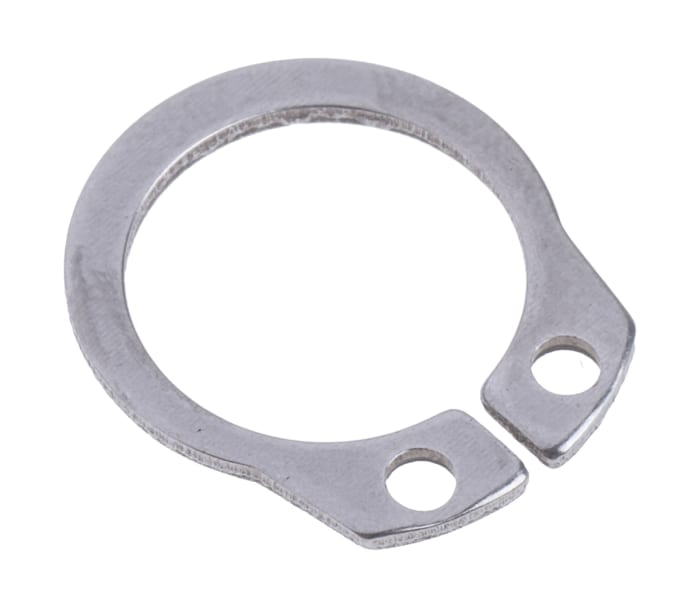 RS PRO Stainless Steel External Circlip, 12mm Shaft Diameter, 11.5mm Groove Diameter