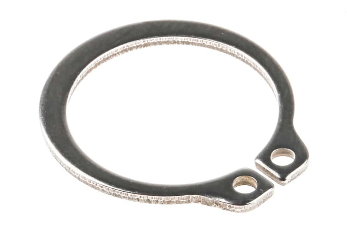 RS PRO Stainless Steel External Circlip, 20mm Shaft Diameter, 19mm Groove Diameter