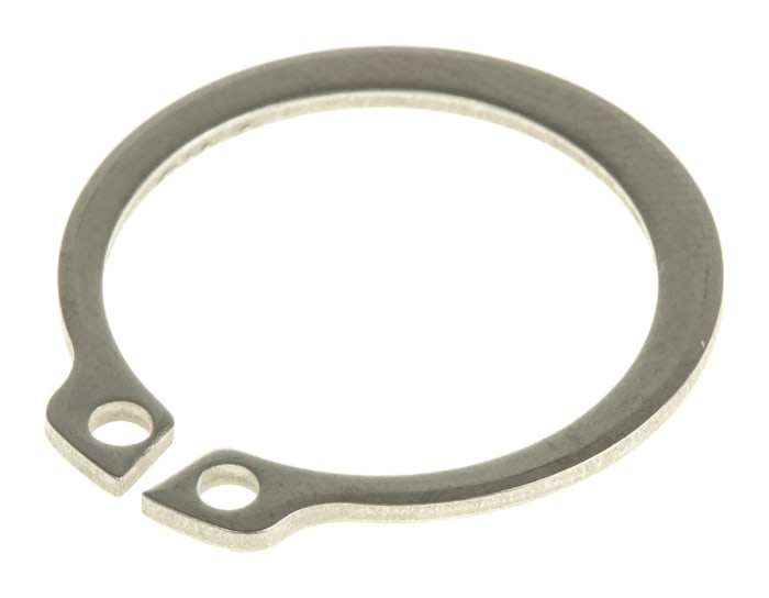 RS PRO Stainless Steel External Circlip, 22mm Shaft Diameter, 21mm Groove Diameter