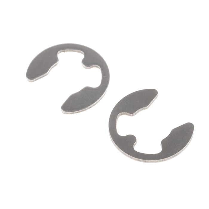 RS PRO Stainless Steel E Type Circlip, 9mm Shaft Diameter