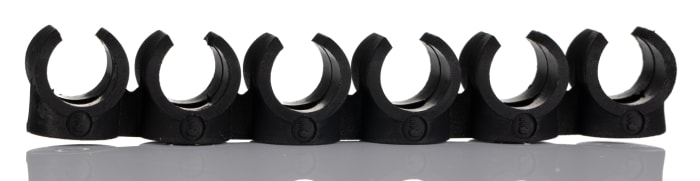 Potrubní spona, řada: LF3000 6 trubic , Polymer, pro vnější průměr trubice: 10mm Legris