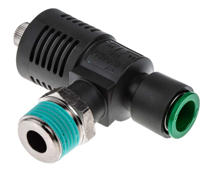 SMC Quick Exhaust Valve, R 1/2 Male x 1 MPa, Threaded, Tube, 12mm