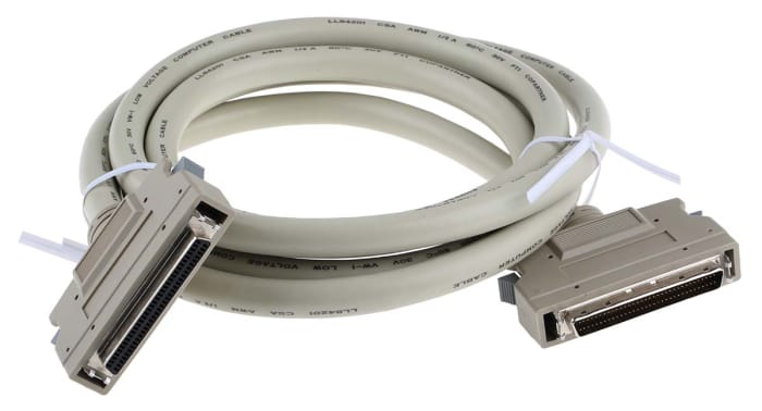 RS PRO Male SCSI-3 to Female SCSI-3 Cable 2m
