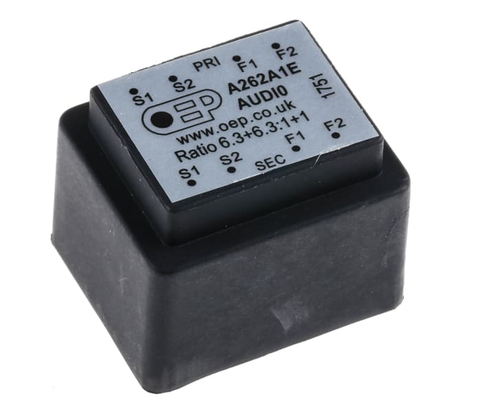 Transformateur audio OEP, Impédance primaire 150Ω, secondaire 3.75Ω à montage traversant