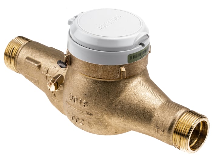 Contador de agua Multi-Jet Reliance Water Controls WATM155804, Clase C 3.5m³/h Macho BSP de 1 pulg.