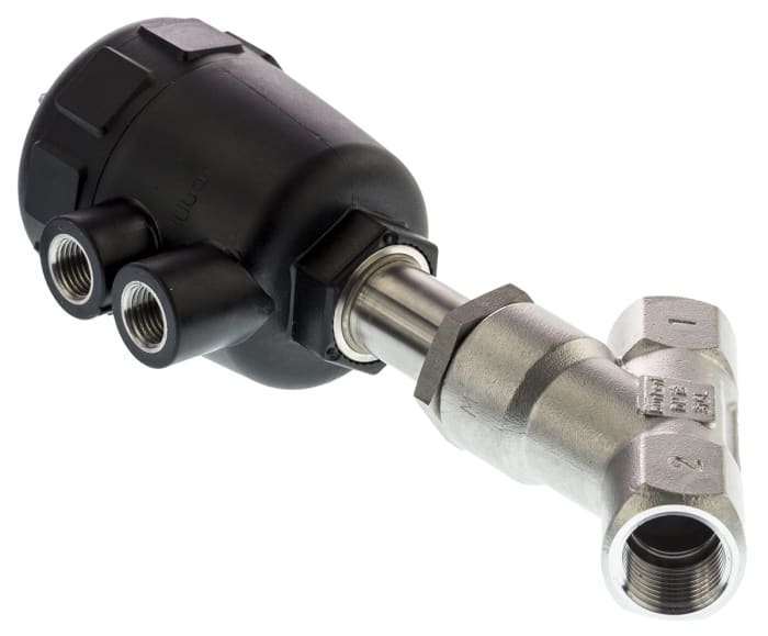 Burkert Angle Seat type Pneumatic Operated Process Valve, G 1/2in, 16 bar