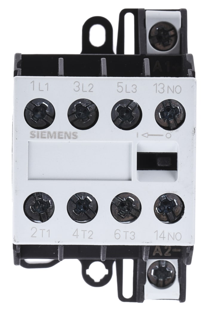 Contactor Siemens SIRIUS Innovation 3TG1 de 4 polos, 4 NA, 4 A, bobina 230 V ac, 4 kW