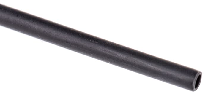 RS PRO Halogen Free Heat Shrink Tubing, Black 1.6mm Sleeve Dia. x 1.2m Length 2:1 Ratio