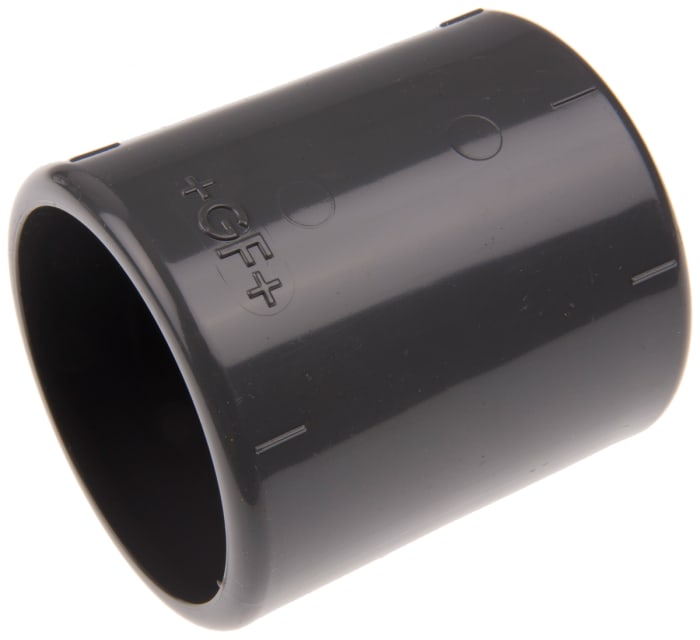 Georg Fischer Plastic Pipe Fitting, Straight Equal Socket, 2in