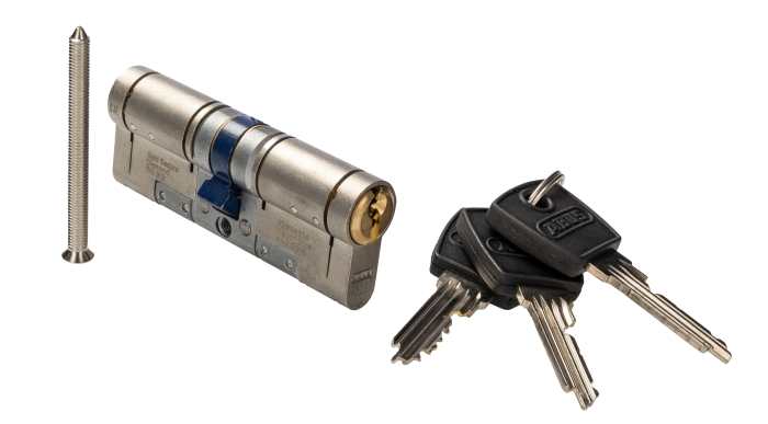 Cylindre de serrure ABUS, 35/45 mm, Protection antivandalisme européenne, Solid Secure Diamond