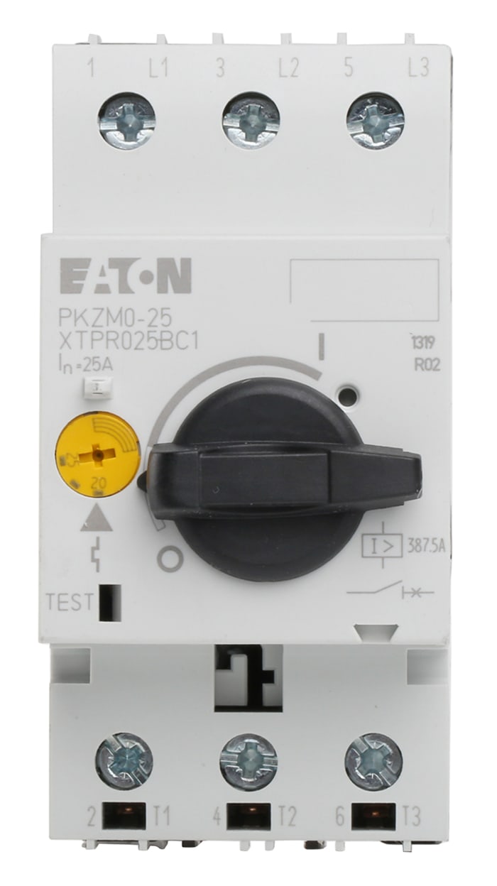 Eaton 20 → 25 A Motor Protection Circuit Breaker, 690 V ac