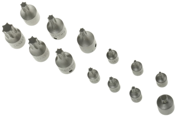 RS PRO Torx Screwdriver Bit, 1/4 in, 3/8 in Tip
