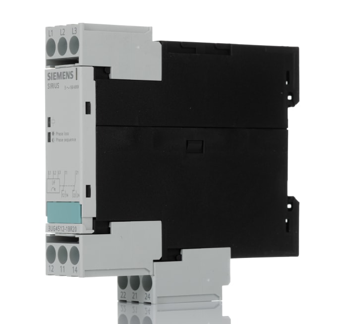 Siemens Phase Monitoring Relay, 3 Phase, DPDT