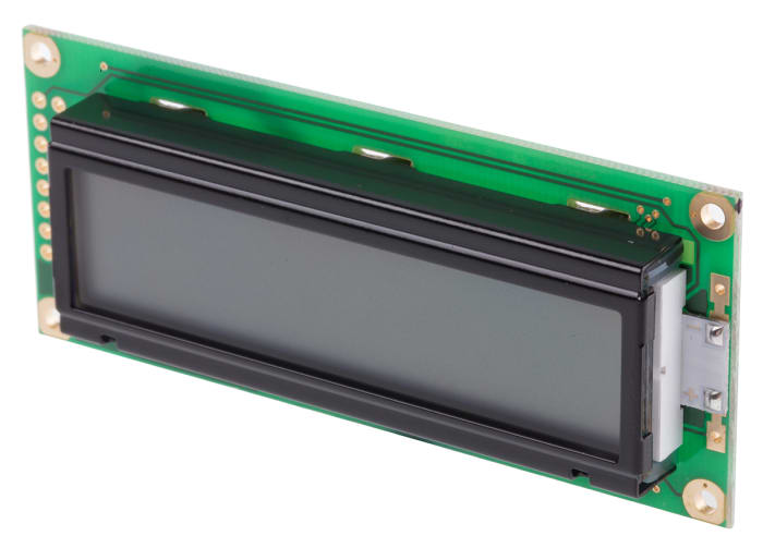 Powertip PC1602LRS-H Alphanumeric LCD Display, 2 Rows by 16 Characters, Transflective