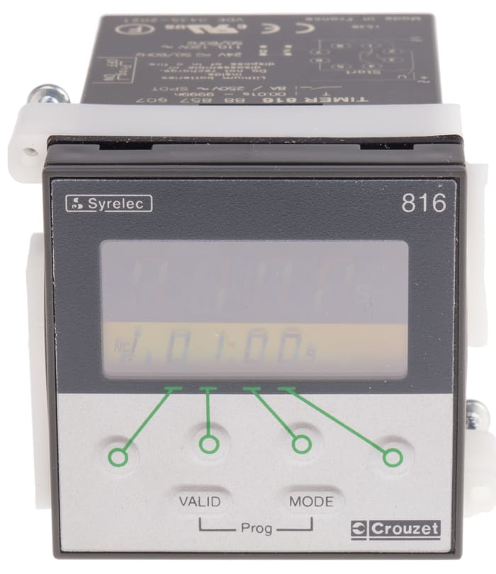 Timer Relay SPDT 1kontaktové víceúčelové funkce SPDT 24V ac