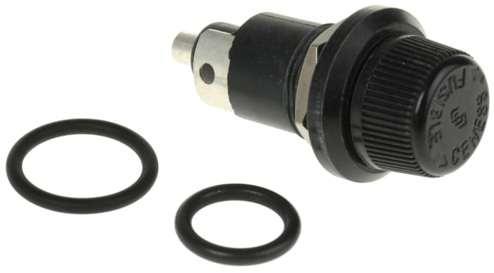 Porte-fusible monté sur panneau Schurter 231549P taille 6.3 x 32mm 16A 250V c.a.