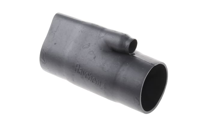 TE Connectivity 45° Side Breakout Black, Fluid Resistant Elastomer, 26.9mm
