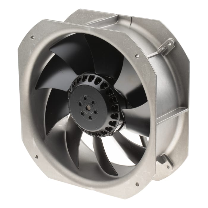 ebm-papst W2E200H Series Axial Fan, 230 V ac, AC Operation, 935m³/h, 64W, 225 x 225 x 80mm