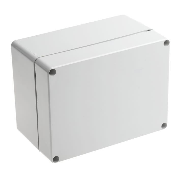 Fibox Grey ABS Enclosure, IP66, IP67, Grey Lid, 160 x 120 x 90mm