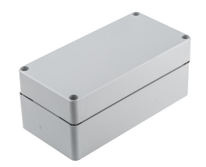 Fibox Grey ABS Enclosure, IP66, IP67, Grey Lid, 160 x 80 x 65mm