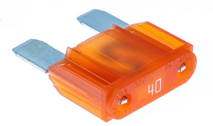 Littelfuse 40A Orange Blade Car Fuse, 32V dc