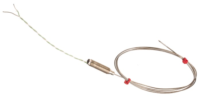 RS PRO Type K Thermocouple 1m Length, 1mm Diameter → +750°C