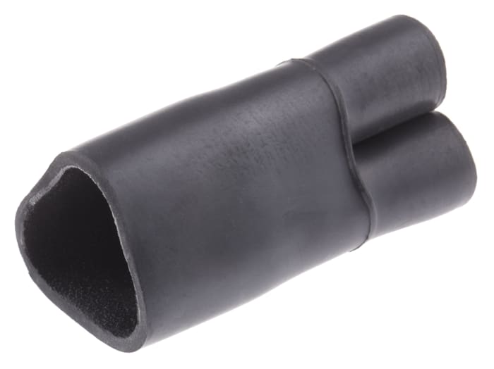 TE Connectivity Multi-Legged Black, Modified Polyolefin Adhesive Lined, 22.86mm