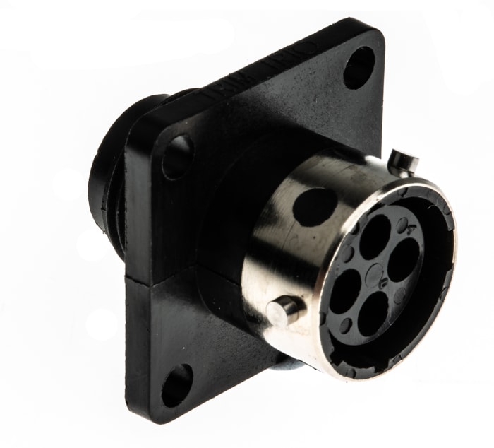 Souriau Sunbank by Eaton Circular Connector, 4 Contacts, Flange Mount, Plug, Female, IP65, UTG Series