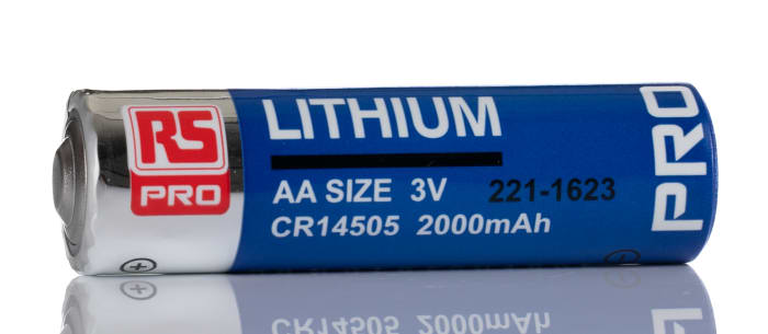 RS PRO | RS PRO Lithium Manganese Dioxide AA Battery 3 V | 221-1623 | RS