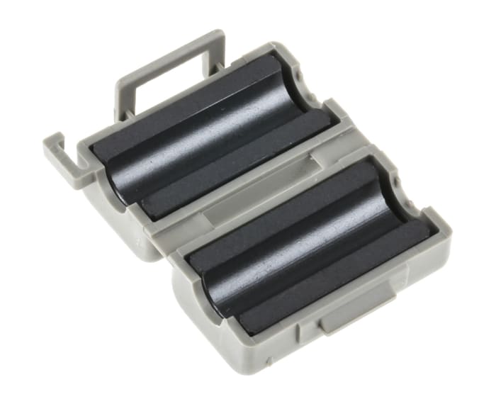 Ferrite à clipser, , pour câble de diamètre 5mm, 195Ω, MSFC