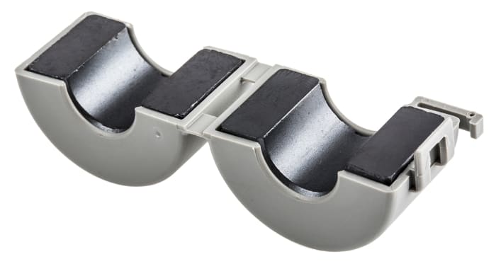 Essentra Openable Ferrite Sleeve, 26.6 Dia. x 18.6mm, For Computer Peripherals, Apertures: 1, Diameter 10.9mm