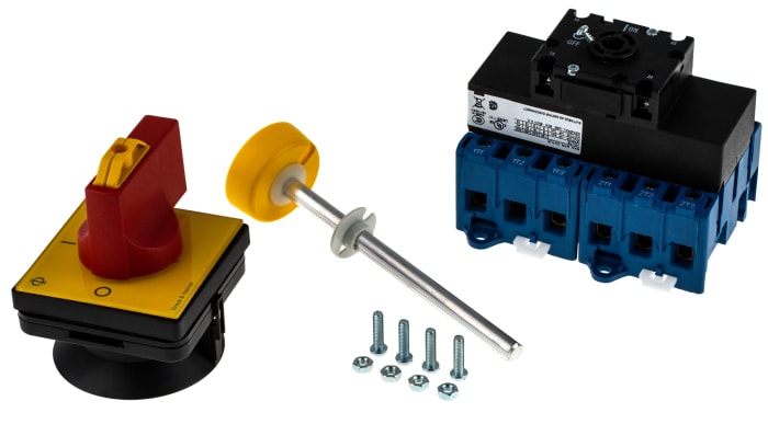 Kraus & Naimer 6P Pole Isolator Switch - 63A Maximum Current, 22kW Power Rating, IP65