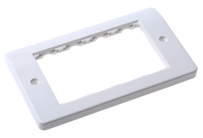 Panneau avant double 4 modules blanc