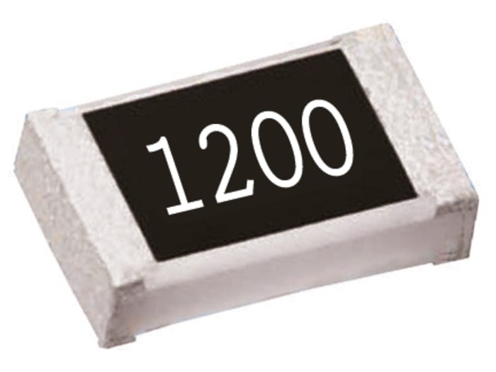 TE Connectivity CRG Series Thick Film Surface Mount Fixed Resistor 0805 Case 120Ω ±1% 0.125W ±100ppm/°C