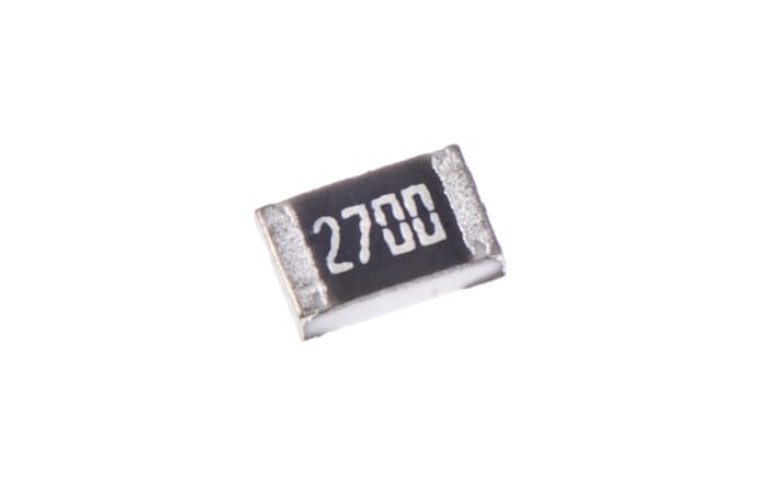 TE Connectivity CRG Series Thick Film Surface Mount Fixed Resistor 0805 Case 270Ω ±1% 0.125W ±100ppm/°C